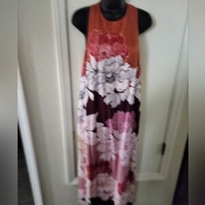 Woman's Maeve by Anthropologie extra small long floral summer dress